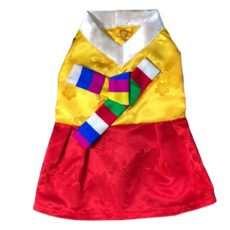 寵物款韓服連身裙, 女性