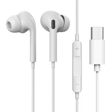 PRiME Q 三星 Galaxy 相容 C-Type 有線入耳式耳機, PR-ER200, 白色