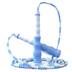 Rabbit Dog 軟珠防纏繞跳繩, 藍色, 1條