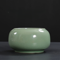 Treova 華麗花盆 幸福型 陶鍋, 天藍色, 1個