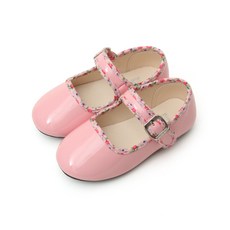 Bimbo Bimba 女童漆皮花紋平底鞋