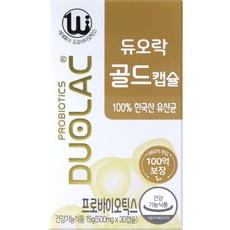 DUOLAC 黃金益生菌膠囊, 30顆, 1盒