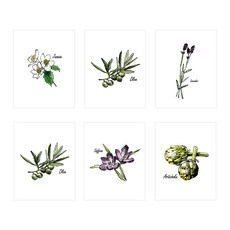 마벨인홈 플라워민트 포스터 6종 세트