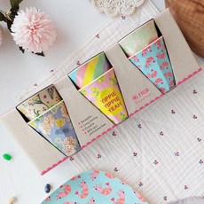 rice 幼兒印花水杯 S號 6入, 1組, 混色