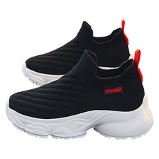 兒童針織跑鞋XZ-534 黑色 205