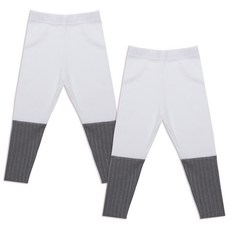 孩童拼色緊身褲 2入