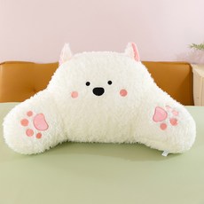 ARTJOY 狗狗腰部靠墊, 小白