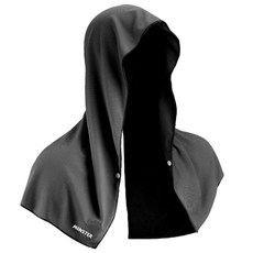 몬스터 쿨링 후드 타월 60 x 29 cm, 블랙, 1개