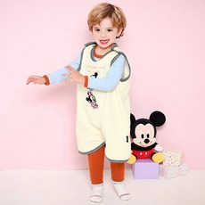 milkmile 迪士尼 嬰幼兒 New Baby 米奇與米妮 溫暖搖粒絨睡眠背心