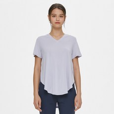 뮬라웨어 여성용 플루피 타이업 숏 슬리브 AWSDTS152