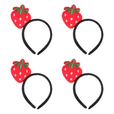 livingda 水果頭帶, 草莓, 4個