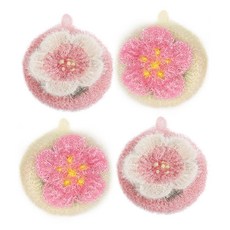 YoungMarket 櫻花菜瓜布 2款, 4入, 1個