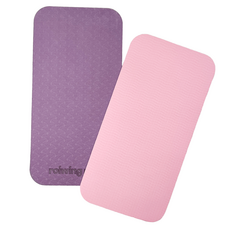 Roiwing TPE手肘膝蓋關節保護雙色墊, 紫色 + 粉紅色, 2個