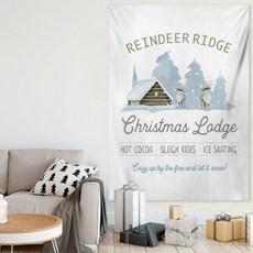 THE FLOW LIVING 北歐療癒冬季掛毯, C雪花紛飛