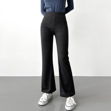 잘빠진 여성용 디어 스판 밴딩 부츠컷 팬츠
