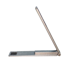 아름트리 자석 접착식 스마트폰 미니 거치대, 실버, 1개