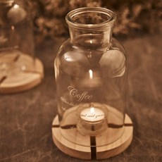 Jidoil雙層玻璃燭台 L 2入