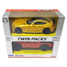 WELLY 新款世界名車雙件組功能玩具套組, I