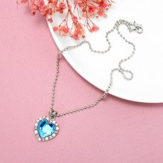 DRESSHOUSE 心形藍寶石項鍊