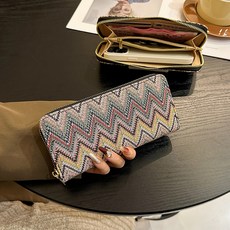 Mother Btti 女性用波西米亞風拉鍊休閒長夾 MH226