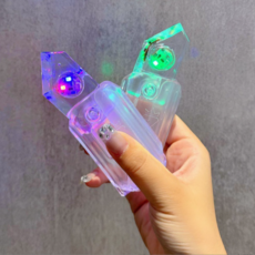 3D 胡蘿蔔刀玩具刀 TikTok 玩具透明發光 5p, 隨機出貨