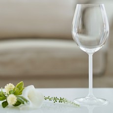 Abode 彩色玻璃紅酒杯 白色, 1個