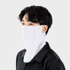 卡爾尼克 CEM Sport Fit 防曬口罩, 白色, 1個