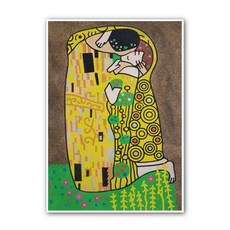 Ggomebimbo 世界名畫 DIY 裝飾沙畫 小, 吻