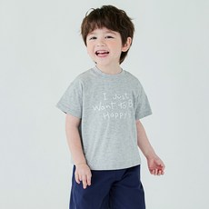 베베쥬 아동용 통기성 아이윌 티셔츠