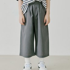 vavkids 兒童透氣亞麻八分褲