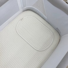 MISO NATURE 絎縫Duralon雙面涼感床墊 + 枕頭墊 IKEA組合, 1套, 象牙白 + 白色