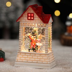 聖誕快樂小屋水晶球, C 舞蹈, 7 x 4 x 12 cm