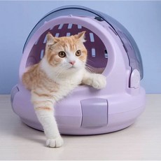 Clean On 居家外出兩用包兼戶外貓砂盆, 紫色, 1個