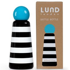 룬드런던 스키틀보틀 보온보냉병, 스트라이프 + 스카이블루(7372), 500ml, 1개