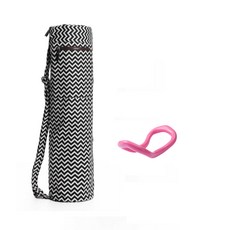 民族帆布瑜伽墊包+瑜伽圈套組B04, 5型（瑜伽墊包），粉色（瑜伽圈）