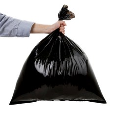 垃圾塑膠袋 黑色 200入, 100L, 1個