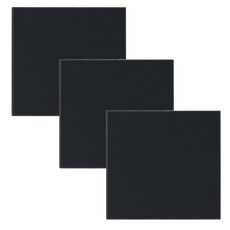 TILINS 雙孔用空白面板 深黑色, 3個