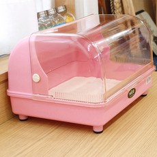 多功能衛生盒 2號, 粉紅色, 1個, 1層