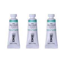 신한에쎈스 아크릴 컬러 물감 Tube A 시리즈 에메랄드 그린 휴 3p, 1색, 50ml