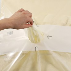 세븐집 뽑아쓰는 색화지 선물 꽃 포장 습자지 40p, 크림, 1개