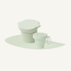 PUPPING 寵物矽膠餐具套組, 1套, 鼠尾草