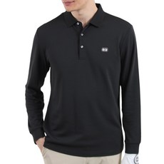 男士柔軟細刷毛觸感翻領長袖T恤 YTR127