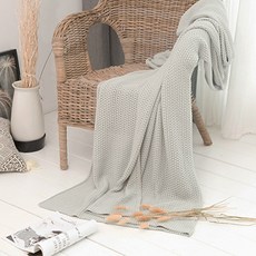 基本棉質針織毯