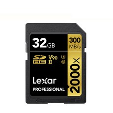Lexar 雷克沙 SD 卡 2000x UHS-II, 32GB