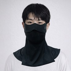 RUNWALK 防紫外線高爾夫口罩, 黑色, 1個