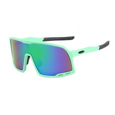 NAYASTYLE 防風運動自行車護目鏡, 綠色鏡框 + 綠色鏡片(9321-29-3)