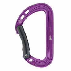 PETZL Spirit 弧形D型鉤環, 紫羅蘭色