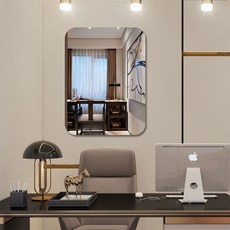 THE ZAKKA DIY自黏式壓克力壁鏡 長方形 M, 單一顏色