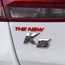 BibleAUTO 起亞 K5 車標 汽車改裝貼紙, THE NEW 紅色, 1個
