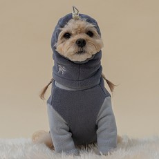DOG-i 狗狗帽子圍脖, 1個, 灰色